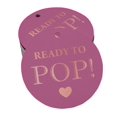 thumbnail image 1 of Inkdotpot Rose Gold Foil Paper Hang Tags Ready To Pop Baby Shower Favor Tags 50 Pieces, 1 of 6