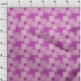 thumbnail image 3 of oneOone Silk Tabby Fuschia Pink Fabric Asian Block Tile Craft Projects Decor Fabric Printed By The Yard 42 Inch Wide, 3 of 4