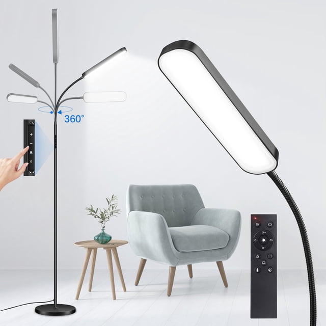 Outon LED Lampe de lecture avec télécommande & Touch Control-4 Couleur Température Lumière debout pour salon, Chambre