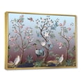 thumbnail image 2 of Designart Chinoiserie With Birds and Peonies XI FLOAT FRAME WALL ART, 2 of 4