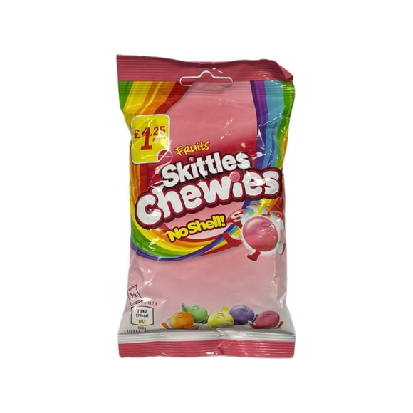 Skittles Fruit Chewies No Shell 125G - U.K Edition
