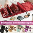 thumbnail image 2 of CAROOTU Cosmetic Bag Female Portable Large-Capacity Storage Bag Folding Travel Storage, 2 of 6