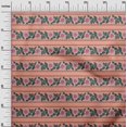 thumbnail image 2 of oneOone Silk Tabby Fabric Leaves & Floral Block Decor Fabric Printed BTY 42 Inch Wide, 2 of 4
