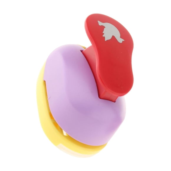 ZheElen Scrapbook Paper Punch Set Handheld Hole Puncher For Kids DIY Crafts Durable Pigeon 2.3cm-2.5cm