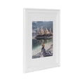 thumbnail image 4 of DesignOvation Leno 11" x 14" Matted 8" x 10" White Picture Frame, 4 of 8