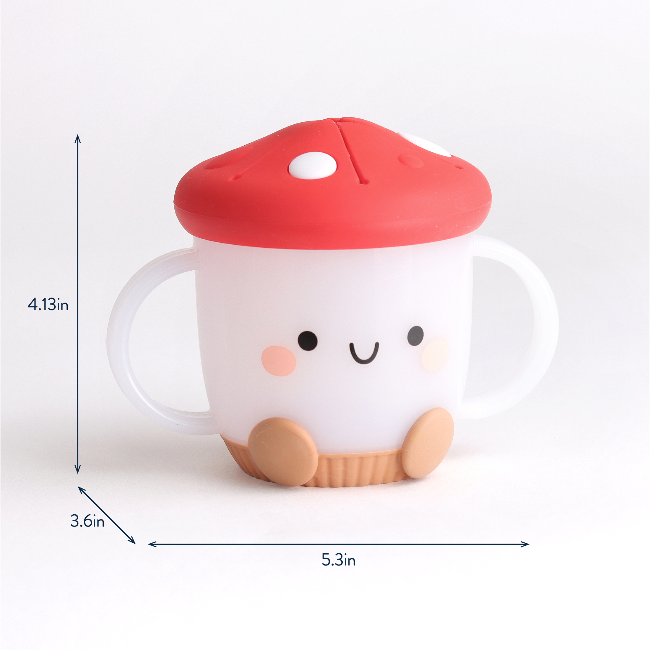 Itzy Ritzy Itzy Reusable Snack Cup Mushroom with Silicone Top