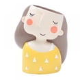 thumbnail image 4 of Cute Beautiful Girls Shaped Succulent Cactus Head Flowerpot Plant Pots Planter Container for Home Garden Office Desktop Decoration(Plants Not Included), 4 of 7