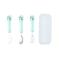 thumbnail image 1 of Tableware Toddler Utensils Set with Silicone Handle Safe Spoons and Forks for Kids Food Grade Silicone Kitchen Cutlery Durable Child-Friendly Silverware for Mealtime, 1 of 5