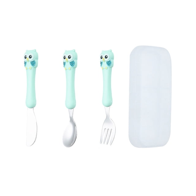 Tableware Toddler Utensils Set with Silicone Handle Safe Spoons and Forks for Kids Food Grade Silicone Kitchen Cutlery Durable Child-Friendly Silverware for Mealtime