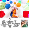 thumbnail image 3 of Ymiko 3 Pcs Boucle de Tricot Réglable Anneau de Crochet Boucles Guide de Fil Support de Doigt Outils de Couture, Boucle de Tricot Anneau, Accessoires de Tricot, 3 of 8