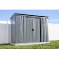 thumbnail image 1 of Arrow Classic Steel Storage Shed, 8x4, Charcoal, 1 of 9