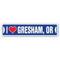 thumbnail image 1 of SignMission SSIL-Gresham Or Street Sign - I Love Gresham, Oregon, 1 of 1