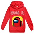 thumbnail image 1 of Kids Hoodie Pullover Boys Hooded Sweatshirt Among Us Gaming Top, 1 of 2