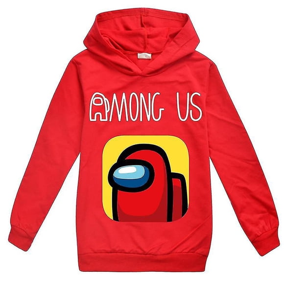 Kids Hoodie Pullover Boys Hooded Sweatshirt Among Us Gaming Top