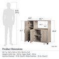 thumbnail image 2 of Meuble pour micro-ondes Dwyer par SystemBuild, chêne gris, 2 of 8