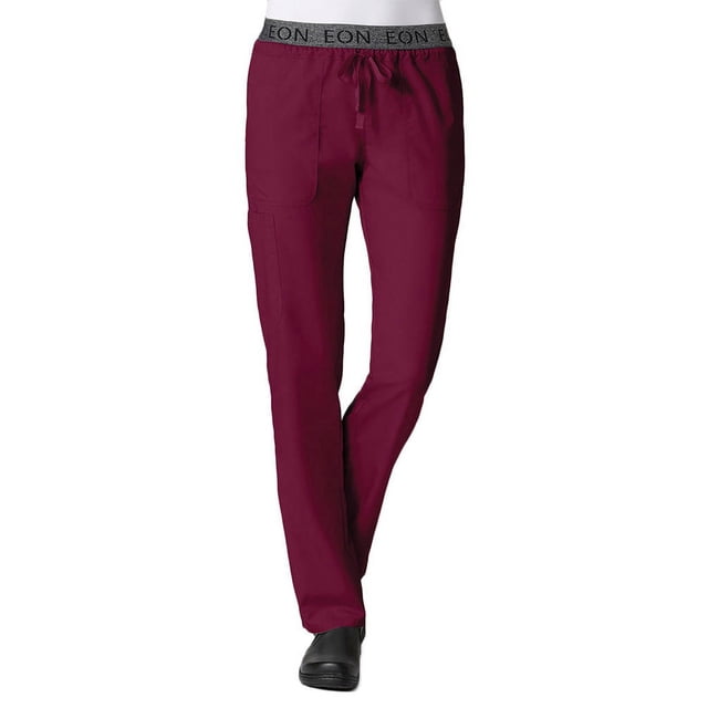 EON Women's COOLMAX® Logo Elastic Drawstring Waistband Scrub Pant