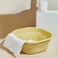 thumbnail image 1 of JASKFLY Plastic Washbasin Foldable Collapsible Wash Basin 9.84 x 8.86 x 3.35 Inch Portable Dish Pan, 1 of 7