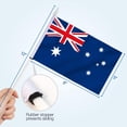 thumbnail image 4 of Anley Australia Mini Flag 12 Pack - Hand Held Small Miniature Australian Flags on Stick - 5x8 Inch with Solid Pole & Spear Top, 4 of 6