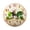 D, variante sur YFKFYTG Liquidation 30 % de Rabais Décoration Maison, Style Européen Décoration Salon Chambre Horloge Murale Ronde en Bois