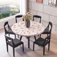thumbnail image 2 of Rongfmy Round Tablecloth Waterproof Polyester Tablecloth Indoor Furnishing E - 150cm (60 Inch), 2 of 6