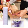 thumbnail image 4 of EGNMCR Roll Of Tape Diy Tape Tulles For Crafts Fabric Display Packing Of Flowers Tape Polyethylene Mesh Ribbon Tulles Mesh Crafts Decoration For Children jacquard mesh roll, 4 of 5