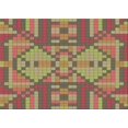 thumbnail image 1 of Ahgly Tapis Rectangulaire Lavable en Machine Intérieur Transitionnel Marron Sienne, 6 Pieds x 9 Pieds, 1 of 7