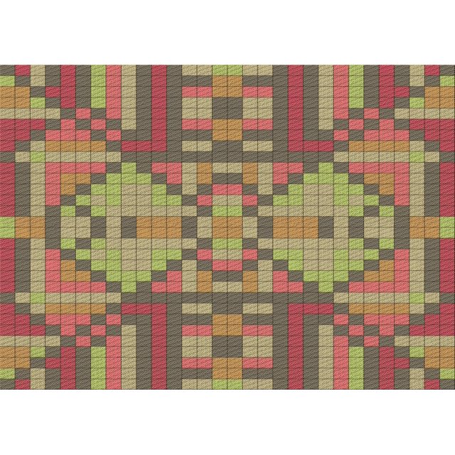 Ahgly Tapis Rectangulaire Lavable en Machine Intérieur Transitionnel Marron Sienne, 6 Pieds x 9 Pieds
