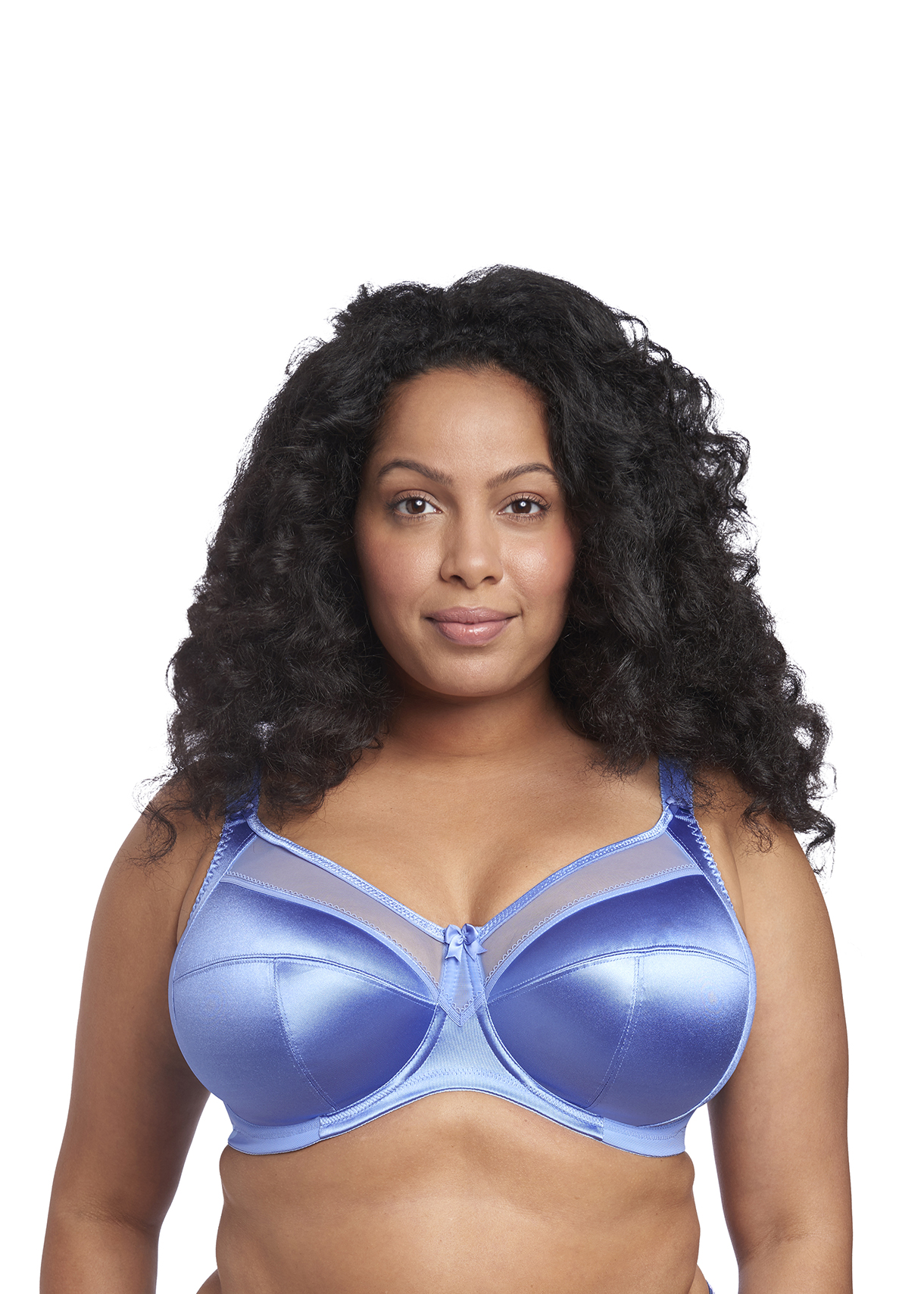 Goddess Womens Keira Plus-size Banded Underwire Bra, 42J, Cornflower