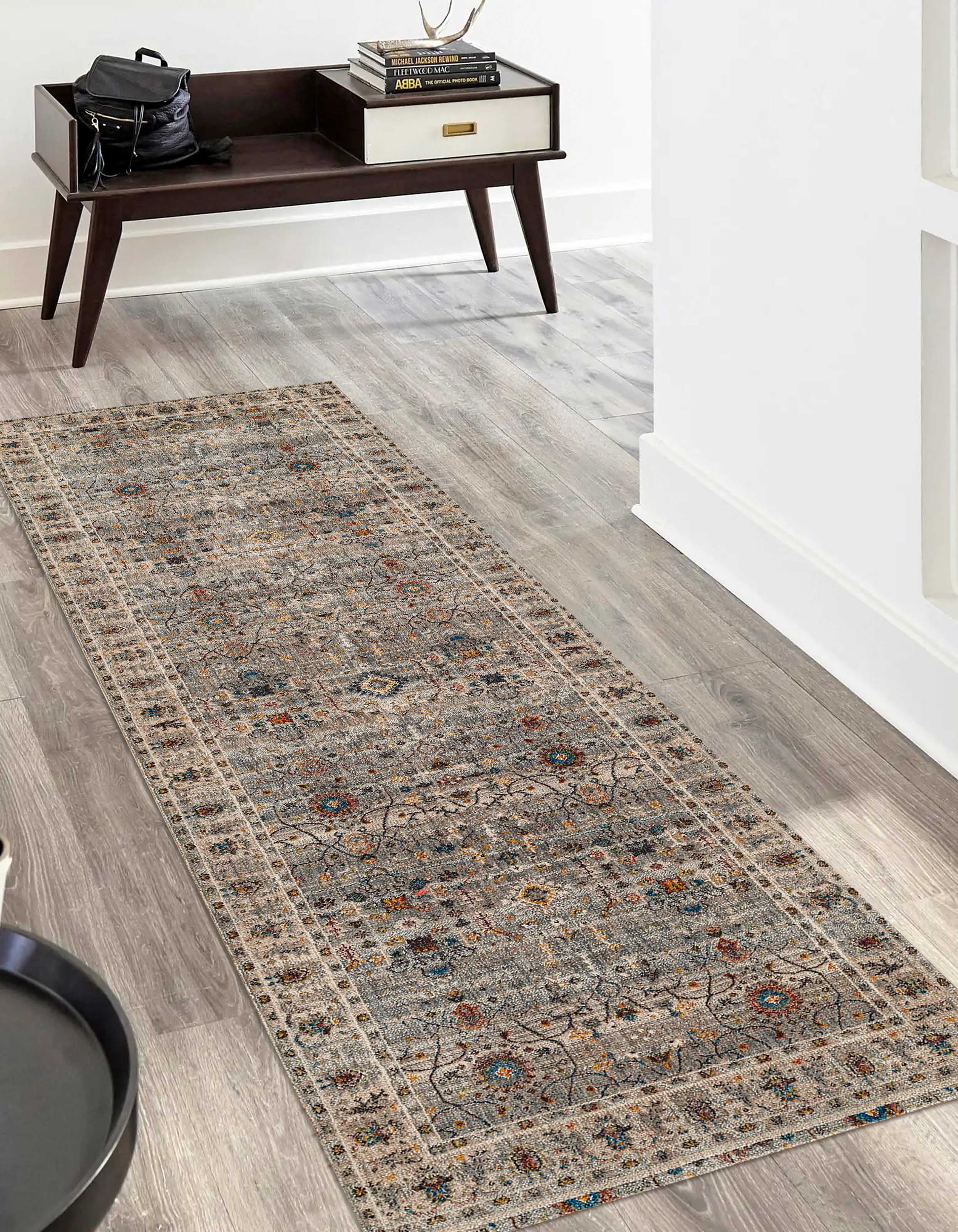 ECARPET Zaina Traditional Runner Rug for Living Room, Bedroom, Dining Room, Entrance, Hallway and More.