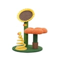 thumbnail image 1 of Vibrant Life 27.6" Colorful Flower Cat Perch with Sisal Scratching Mat, Massager and Spring Bee Toy, 1 of 11