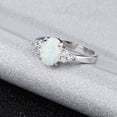 thumbnail image 5 of Fashion Jewelry Stone Opal Round Opal Hand White Ring Ring Jewelry Rings, 5 of 5