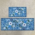 thumbnail image 2 of Retro Floral Pattern Floormat for Indoor Living Areas with Non- Water Absorbent Polyester Carpet for Home Décor and Everyday Use, 2 of 6