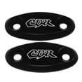 thumbnail image 2 of Krator Mirror Block Off Base Plates Logo Engraved Black Compatible with 2004-2007 Honda CBR 1000RR / Fireblade, 2 of 8