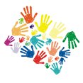 thumbnail image 3 of Colorful Palm Prints Wall Stickers for Decoration Made of PVC Assorted Color Easy to Peel and Stick, 3 of 8