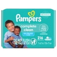 thumbnail image 3 of Pampers Complete Clean Baby Wipes - Fresh Scent, 3 Flip-Top Packs (216 Wipes Total), 3 of 15