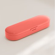 Wuztai Portable Pill Organizer Box, Light-Blocking Mini Medication Storage Case, Compact Travel Pill Box with Compartments for Pills Vitamins Daily Use