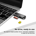 thumbnail image 2 of Lecteur de Cartes USB 3.0, Lecteur SD / Micro SD, Lecteur de Cartes Portable pour SD, SDHC, SDXC, MicroSD, MicroSDHC, MicroSDXC Noir, 2 of 8
