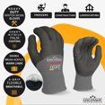 thumbnail image 2 of LINCONSON 3 Pack Winter Work Gloves Suitable for Outdoors Construction Warehousing Freezers & Mechanics, Safety Performance Series-Grey, 2 of 5