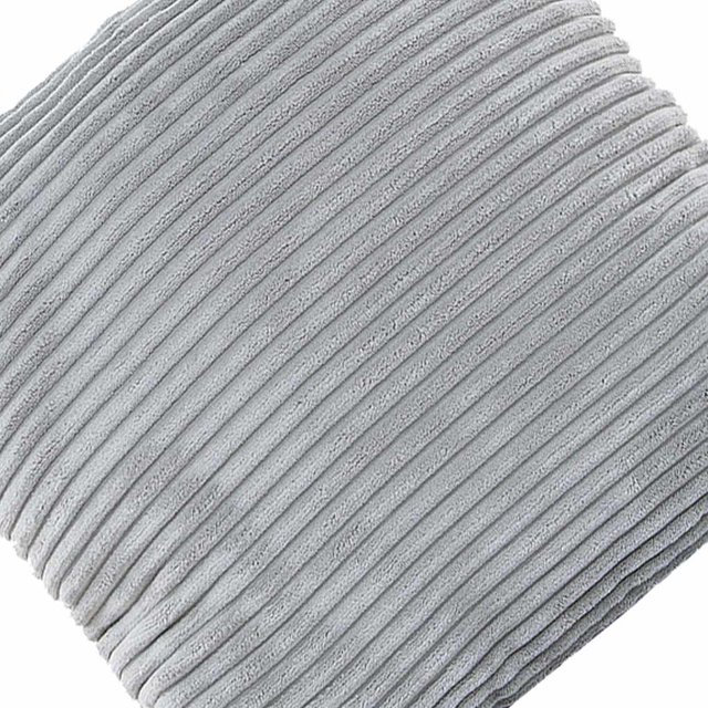 Becaristey Plain Corduroy Cushion Cover Throw Pillow Case Slips Pillowcase Square Soft Home grey