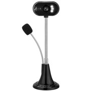 Webcam LED with Mic HD USB Webcam Video for Desktop, Laptop, Gaming, Meetings