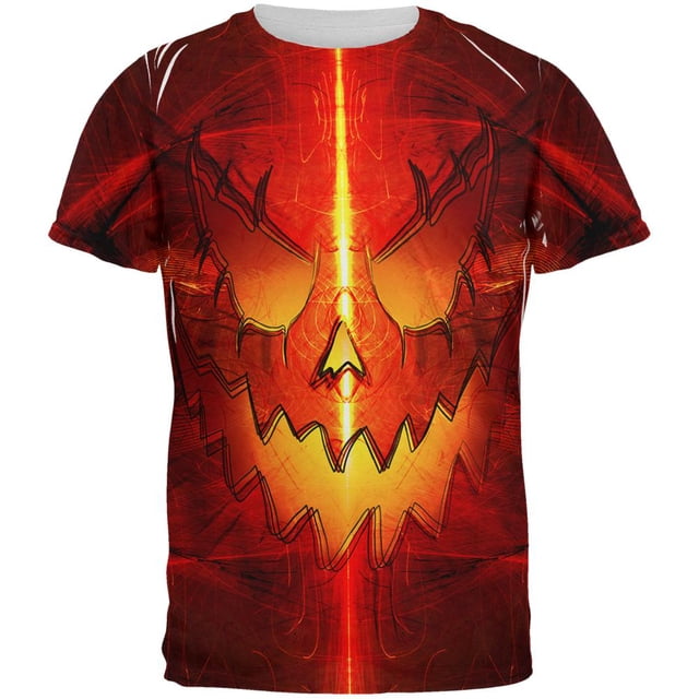 Halloween Intergalactic Pumpkin of Doom All Over Mens T Shirt