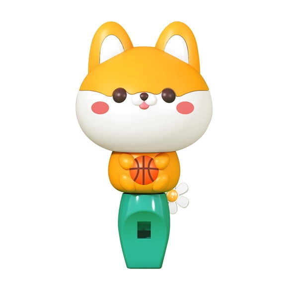 Jouet Sifflet de Dessin Animé pour Enfants Cordon Sifflet Instrument de Musique Jouet Tout-Petit Éducation Précoce Jouet de Musique Garçons Filles Jouet de Souvenir de Fête de Maternelle Cadeau d'Anniversaire Noël pour Enfants Jouet Orange