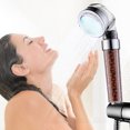 thumbnail image 4 of Amdohai Douchette Lumineuse Automatique 4 L-EDs 7 Couleurs Changeantes Tête de Douche Ronde, 4 of 7