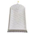 thumbnail image 1 of GROWTH TANK Portable Prayer Rug Blanket 65Cmx110cm Foldable Prayer Mat for Wedding Hajj Home White, 1 of 9