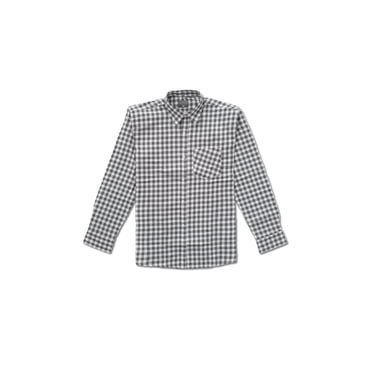 Chemise Grise à Manches Longues Adaptive à Dos Ouvert pour Homme