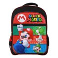 thumbnail image 1 of Super Mario Bros. Logo Personnages Sac à Dos pour Enfants 16 Po, 1 of 7