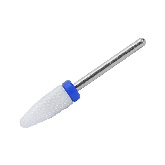 Ceramic Grinding Head, Corn Head Shape Electric Grinding Machine for Nail Electric Drilling Machine Manicure Pedicure ToolsRough, Buffing Wheels