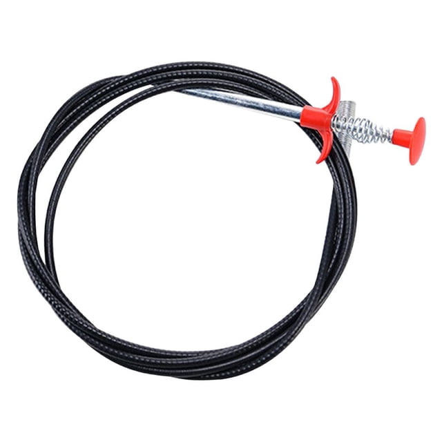 Rongfmy Spring Pipe Sink Cleaning Hook Kitchen Bathroom Sewer Dredging Tool 200cm