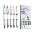 thumbnail image 1 of Press Pen Neutral Ink Rollerball Pen For Exams Office Use Set Of 5 Pens Smooth Writing Design 2Ml Ink Capacity Comfort Grip For Men Women, 1 of 8