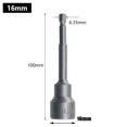 thumbnail image 1 of Douille de Forage Hexagonale 100mm Long 6mm-19mm, 1 of 10